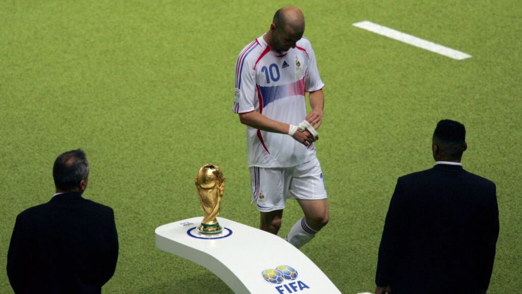 Zidane gây ra sai lầm đáng tiếc tại WOrld Cup 2006