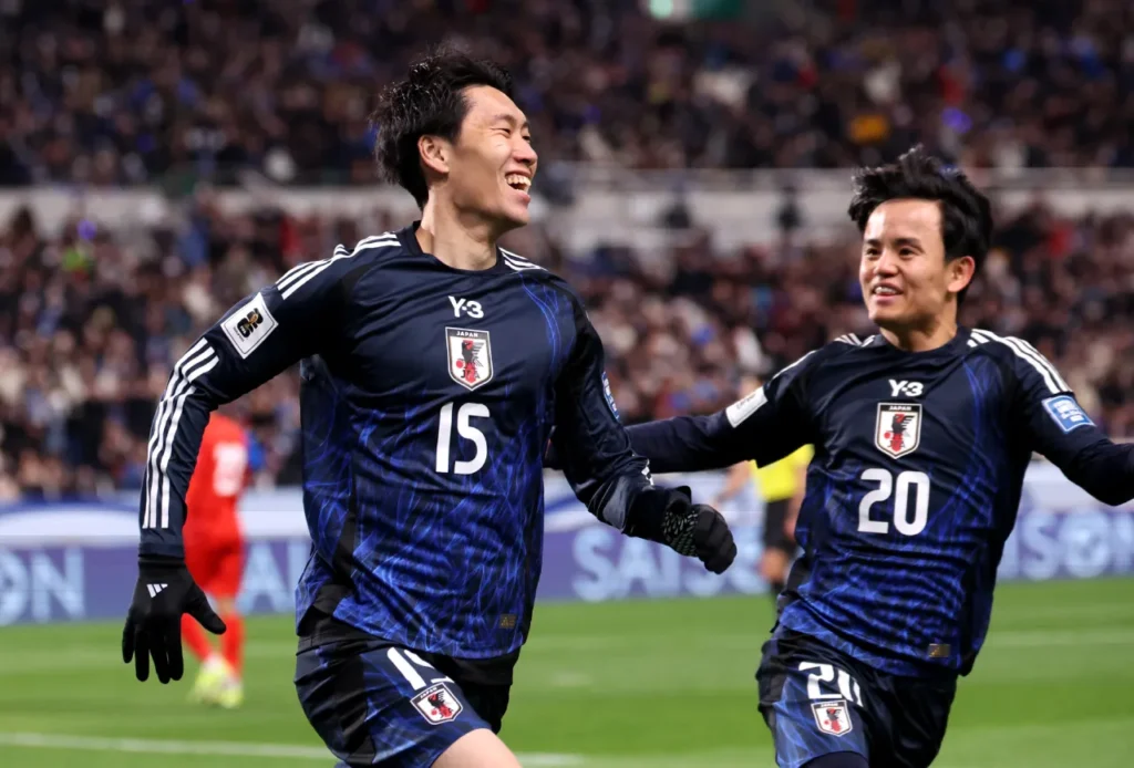 đội tuyển nhật Bản giành vé tham dự World Cup 2026. 