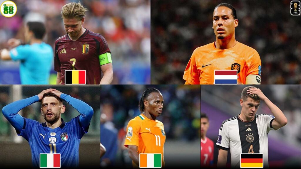 5 Đội Tuyển Quốc Gia Đánh Mất Chính Mình Sau Thế Hệ Vàng