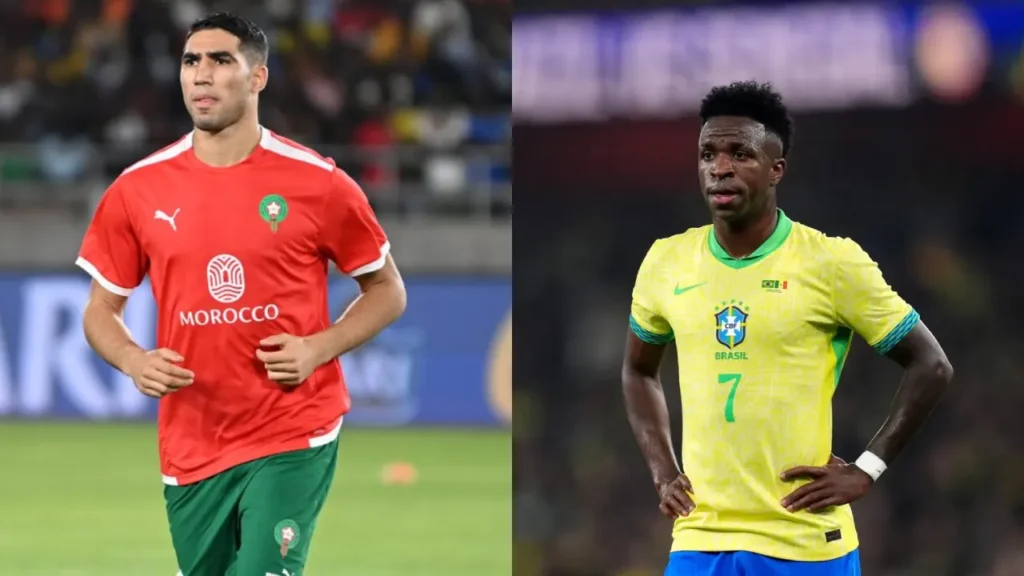 Bảng C: Vinicius Junior (Brazil), Achraf Hakimi (Ma Rốc)